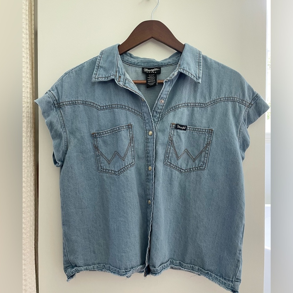 Wrangler Retro Light Blue Denim Shirt